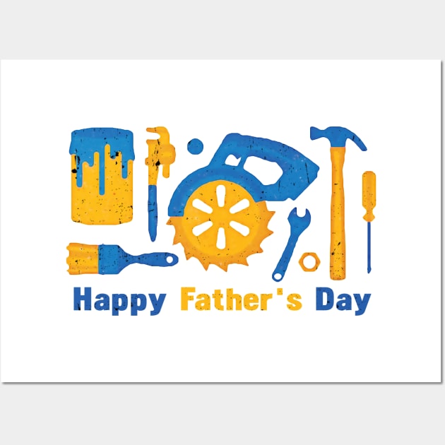 Happy Father's Day Wall Art by Wizoo